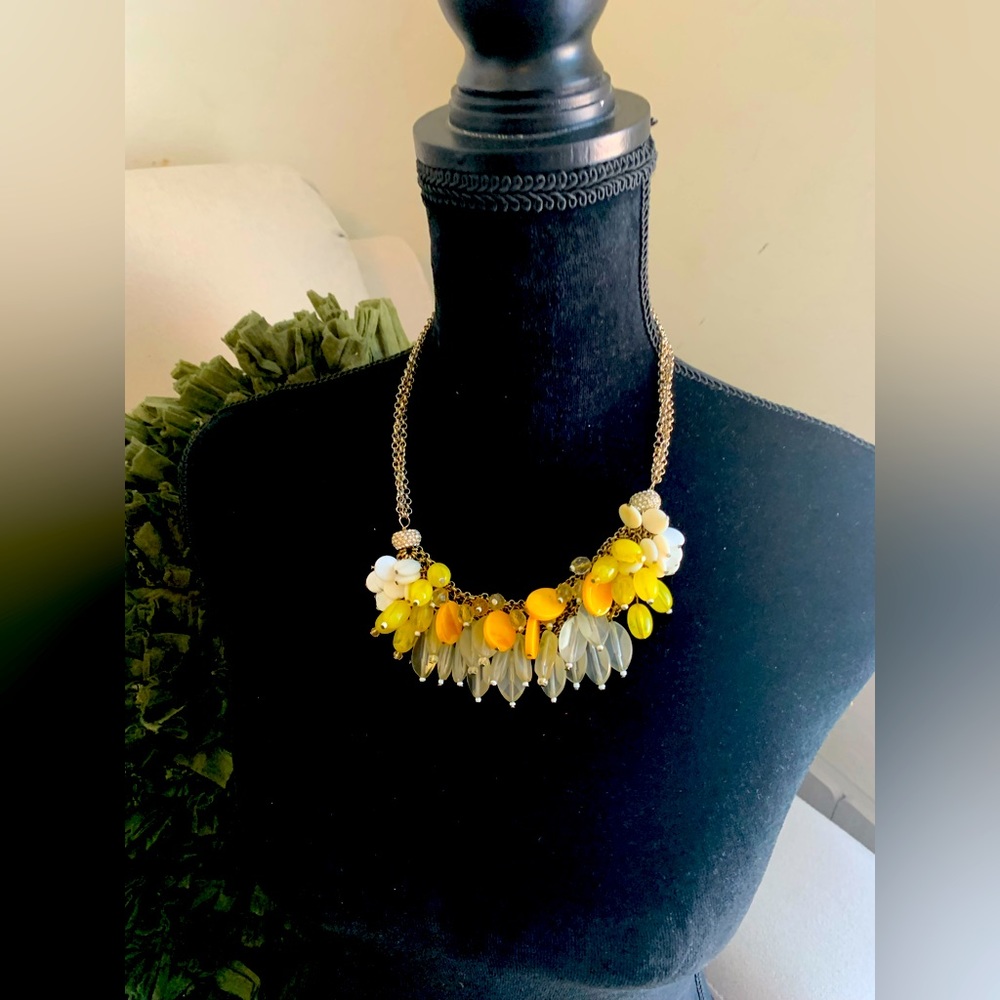 Yellow Sun Bling necklace